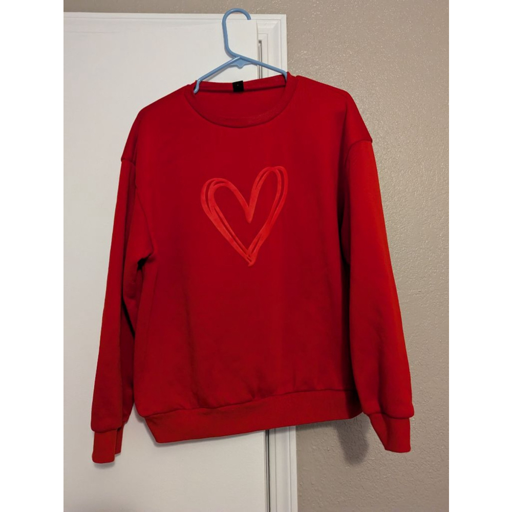 Women's Shein Red heart sweater LG